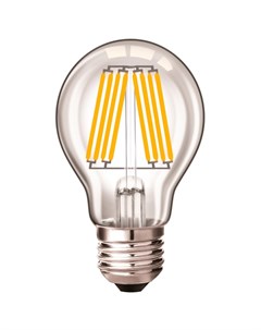 Лампа светодиодная филаментная А60 8 Вт Е27 4000 К Horizont