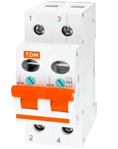 Выключатель автоматический TDM ВН 32 2P 40A SQ0211 0015 Tdm electric