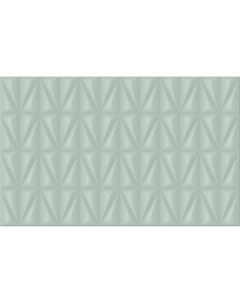 Плитка Конфетти стен 02 рельеф зеленый 250x400 Unitile