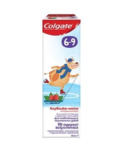 Паста зубная детская 6 9 с фторидом 60мл Colgate