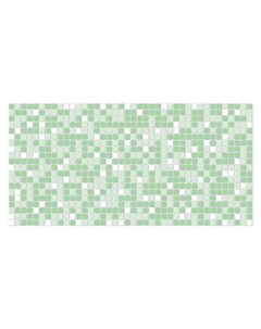 Панель ПВХ Мозаика зеленая 955х480мм Grace