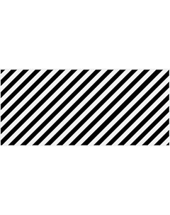 Плитка Evolution декор диагонали черно белый 200х440 EV2G442 ООО ФКЗ Cersanit