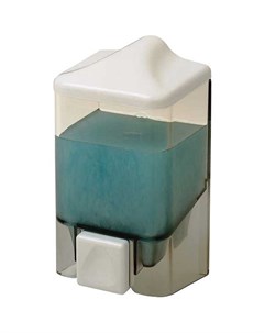 Дозатор для мыла 500 мл прозрачный белый арт D SD05 Primanova
