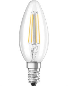 Лампа светодиодная филаментная С37 5Вт Е14 4000К LED F C37 5W 4000K E14 Horizont