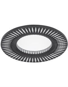 Светильник точечный Aluminium AL014 круг черный хром Gauss