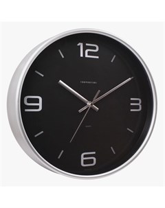 Часы настенные Черный минимализм арт 77777751 Тройка