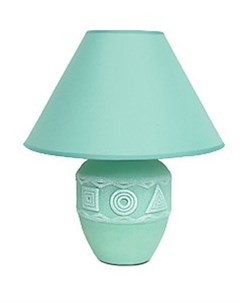 Настольная лампа Геометрия D1902 зеленый Lucia