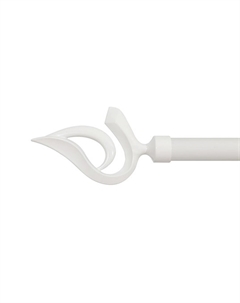 Комплект из 2-х наконечников Эфимия, 19 мм, белый пиано, DR_2H_26_19/3 Decorule