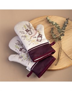Набор прихваток рукавиц Пряности 33х20 см collection арт 20005 Listelle