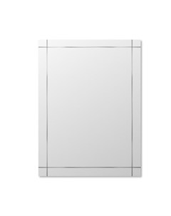 Зеркало Г 049 с гравировкой полированная кромка 80 60см Алмаз-люкс