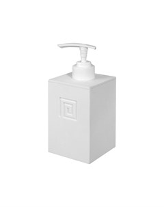 Дозатор для жидкого мыла MEANDER белый арт 10010 Bisk