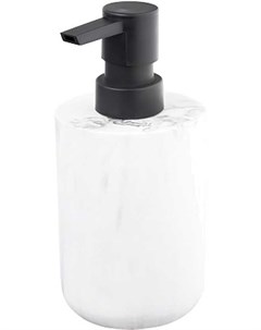 Дозатор жидкого мыла BIANCO белый арт 7573 керамика пластик Bisk