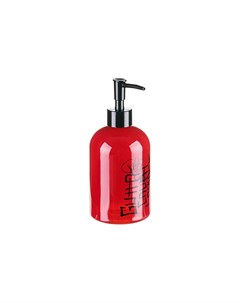 Дозатор для жидкого мыла Graffity стеклянный красный арт 916 308 01 Moroshka