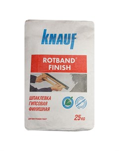 Шпатлевка гипсовая Rotband Finish 25 кг Knauf