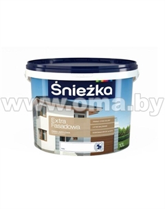 Краска Снежка ЭкстраФасад, белая, 5л Sniezka