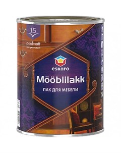 Лак Mooblilakk 15 полуматовый 0 9л Eskaro