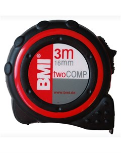 Измерительная рулетка twoCOMP 3 метра Bmi