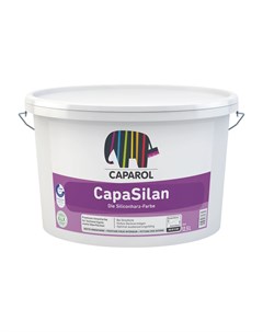 Краска силиконовая CapaSilan База 1 белая матовая 2 5л Caparol