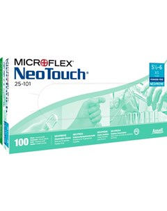Перчатки Microflex Neo Touch 25 101 неопреновые р р 7 5 8 Ansell alphatec
