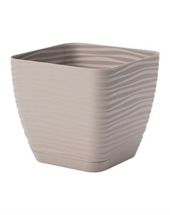 Горшок для цветов FormPlastic Sahara 3610 055 серый Form-plastic