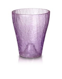 Горшок стекл для орхидей арт 50 029 14 14 17 см фиолетовый Polnix