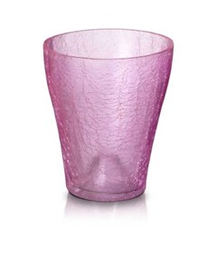 Горшок стекл для орхидей арт 50 027 14 14 17 см розовый Polnix