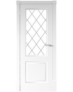 Дверное полотно щитовое Дверь финская белая ПО 200 60 Юни