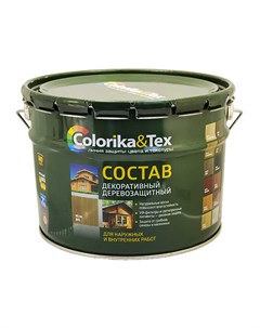 Защитно декоративный состав Tex 10л дуб Colorika
