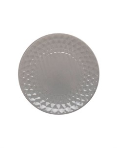 Тарелка десертная 19 5 см фарфор серый 2T8808 Domoletti