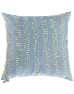 Декоративная подушка MCNY 40х40 см на потайной молнии цвет голубой желтый Moroshka