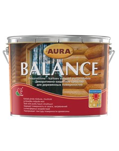 Защитно декоративный состав Wood Balance 2 7л орех Aura