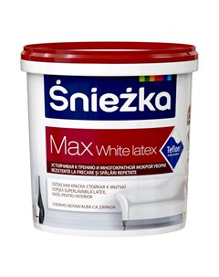 Краска Макс белая 1л Sniezka