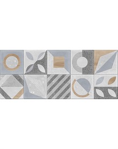Плитка Supreme стен 03 геометрия серый 250x600 Gracia Gracia ceramica