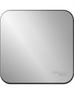Выключатель Blanca 1-кл. прох. алюминий BLNVA106013 Schneider electric