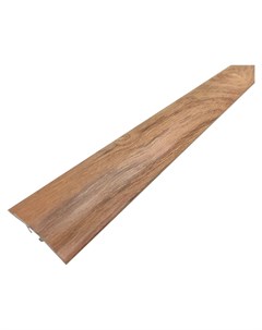 Порог алюм. п/кругл 40мм/0,9м дуб Медовый(скрытое крепление) Domoletti