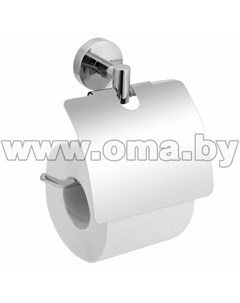 Держатель для туалетной бумаги 15 16 6 с крышкой металл хром Long арт L015 Fora