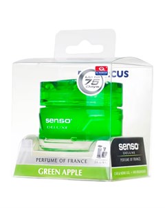 Ароматизатор гелевый 50 мл Senso Deluxe Green Apple Dr. marcus