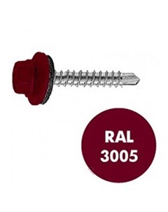 Саморез кров. 4,8х51 RAL 3005 винно-красный PT1 (50шт) Fixhaus