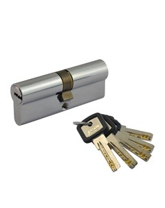 Механизм цилиндровый (40/40, ключ/ключ, хром, перфоключ) ЛПУ-80 Нора-м