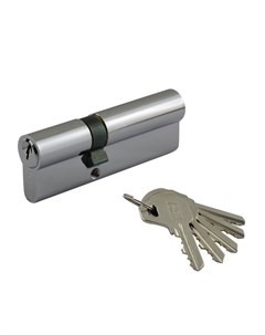 Механизм цилиндровый (55/35, ключ/ключ, хром, английск.ключ) ЛУ-90 Нора-м