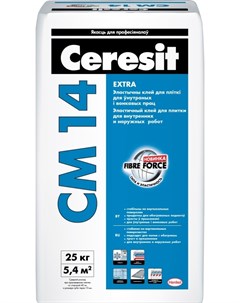 Клей для плитки CM 14 Extra 25 кг Ceresit