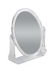 Зеркало увеличительное 15 12см арт 702740 стекло пластик Bisk
