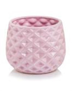 Горшок керамический Luster 02 653 16 16 13 см розовый Polnix