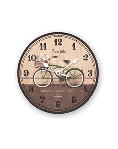 Часы настенные Велосипед 90901001 D28 5 см МДФ Тройка