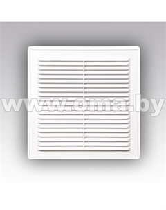 Решетка вентиляционная вытяжная 208х208 2121Р коричневая Эра