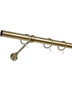 Карниз металлический МИЛАН DR_К_М-300_25/1P/5 золото антик Decorule