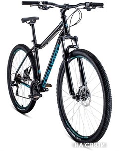 Велосипед Sporting 29 2 0 disc р 21 2020 черный голубой Forward
