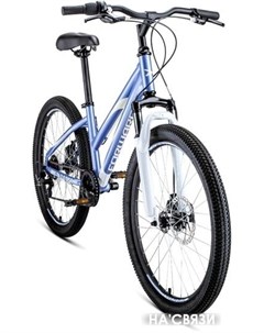 Велосипед Iris 24 2 0 disc 2020 сиреневый Forward
