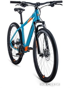Велосипед Apache 27 5 3 2 disc р 15 2021 голубой Forward
