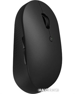 Мышь Mi Dual Mode Wireless Mouse Silent Edition черный Xiaomi